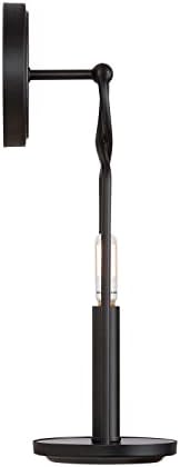 Sonnet Bold Colonial Candlelight Wall Sconce 1-Light 60W Matte Black