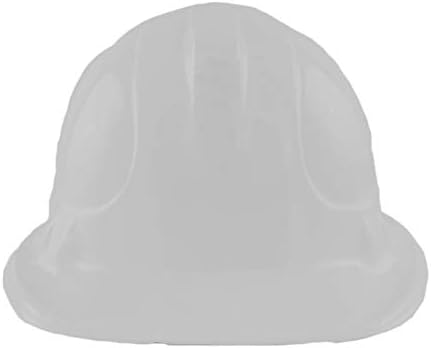 Windy City Novelties White Plastic Construction Hard Hats 12 Pack