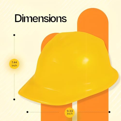 Construction Party Hats for Kids 24 Pack
