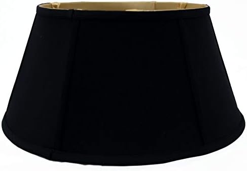Upgradelights 16 Inch Black Bouillotte Lamp Shade