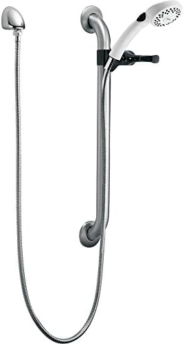 Delta Faucet RPW324HDF Hand Shower with Grab Bar and Elbow