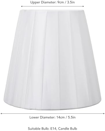 Asixxsix 3Pcs Fabric Lampshade Set for Table and Wall Lamps