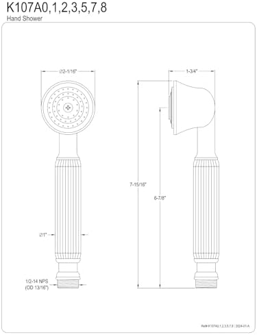 Kingston Brass K107A2 Vintage Hand Shower Head