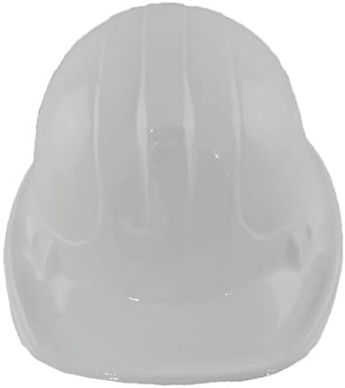 Windy City Novelties White Plastic Construction Hard Hats 12 Pack