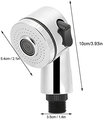 Handheld Showerhead with 2 Spray Modes and Side Switch