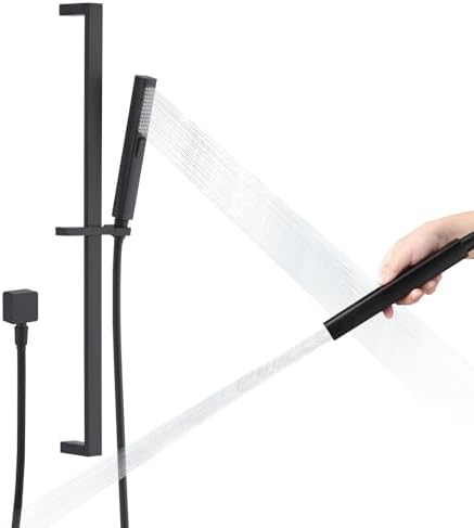 UCLIMAA Handheld Shower Head with Slide Bar Combo