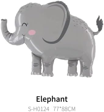 Safari Balloons Set with Animals for Birthday Party Decor