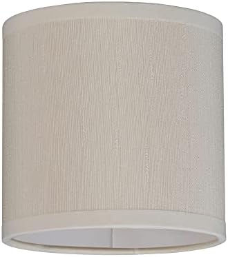 Aspen Creative 31002A Drum Clip On Lamp Shade Butter Crme