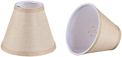 Aspen Creative 51020-2 Gold Linen Lamp Shades Set of 2