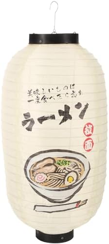 LOGOFUN Japanese Style Lantern Noodle Bowl Decor