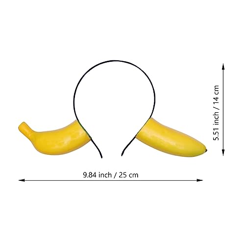 Banana Headband Costume Accessory for Halloween and Parties