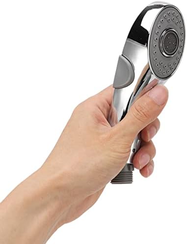 Handheld Shower Head with Massage Nozzle and Ergonomic Handle