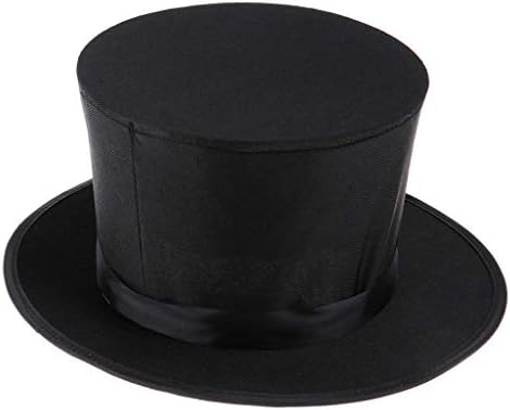 Black Top Hat Magician Collapsible for All Ages