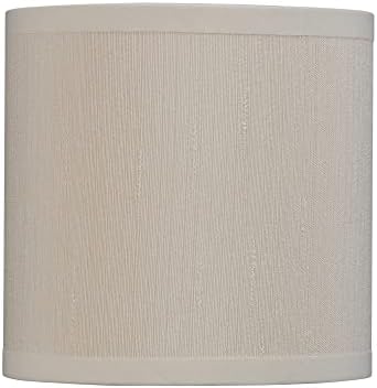 Aspen Creative 31002A Drum Clip On Lamp Shade Butter Crme