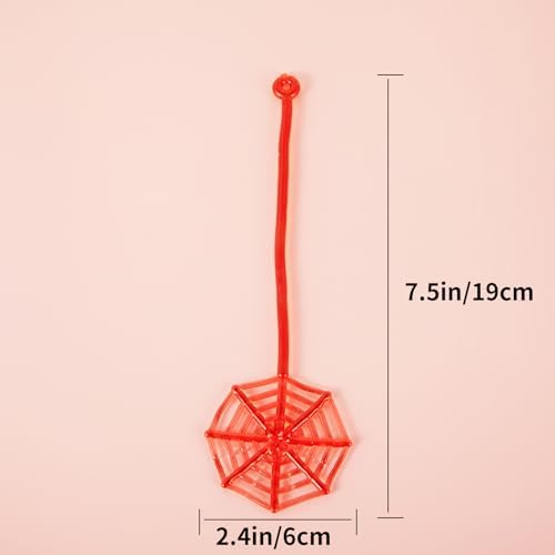 24Pcs Colorful Spider Web Party Favors Pack