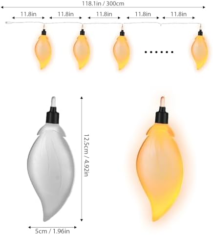 Leaf String Light USB Power Supply 10 LED Fairy Lights