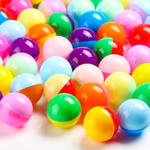 120 Pcs 2 Inch Colored Gumball Machine Capsules