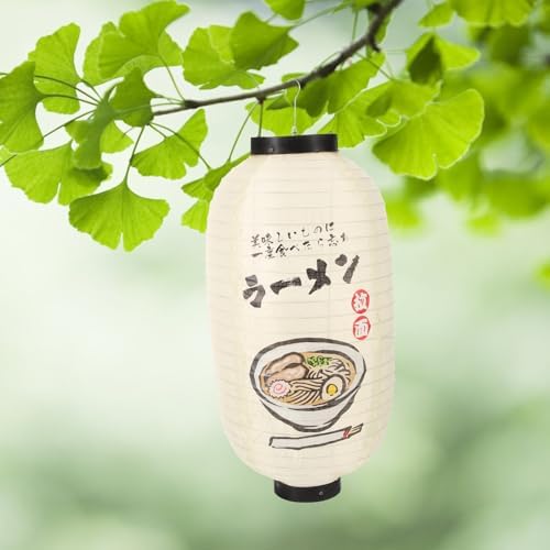 LOGOFUN Japanese Style Lantern Noodle Bowl Decor