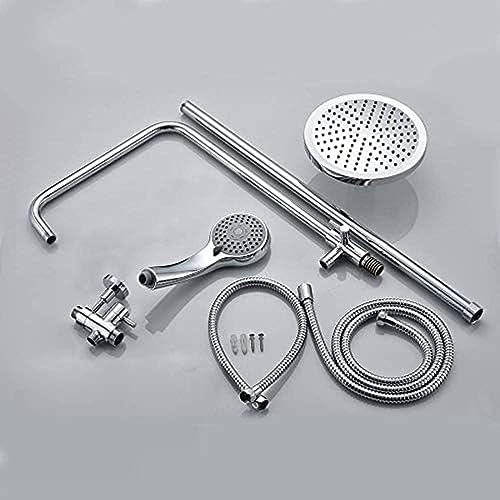 Swivel Shower Column with Hand and Rain Shower Heads