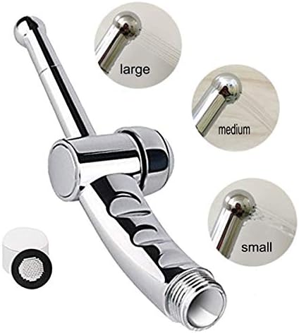 JIELUO Handheld Showerhead with Water Tank Hook for Men and Women