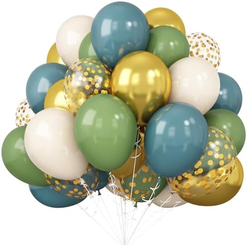 Isndare 60pcs 12inch Balloon Set for Parties