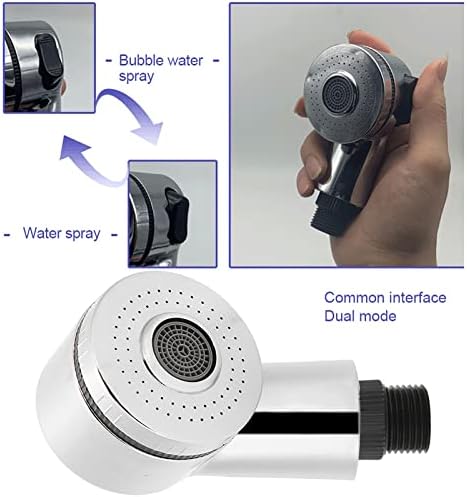 Handheld Showerhead with 2 Spray Modes and Side Switch
