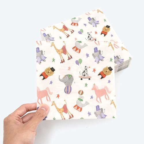 Cheerland Circus Themed Paper Napkins 50pcs