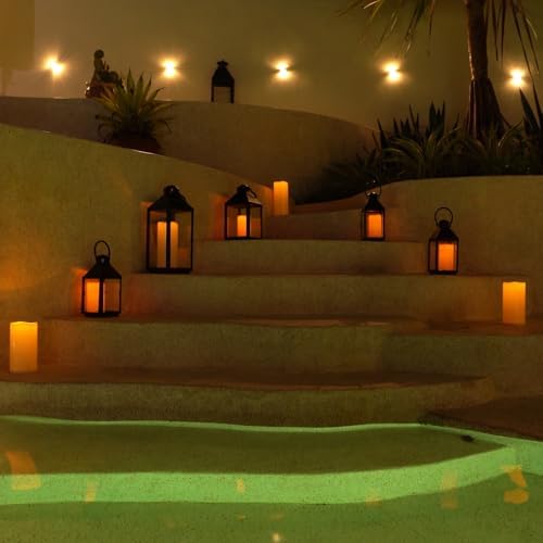 Amagic 3x6 Inch Waterproof Flameless Candles with Remote and Timer
