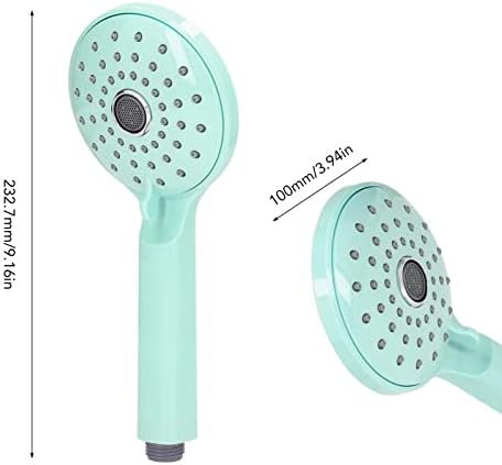 High Pressure Shower Head with 2 Spray Modes Green