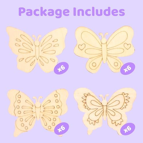 VENUSFIT 24 Piece Butterfly Party Favor Set