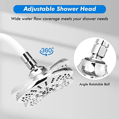 Giantex Handheld and Rainfall Shower Head Combo