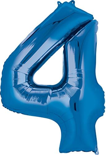 Anagram 4th Birthday Balloon Decorations Set