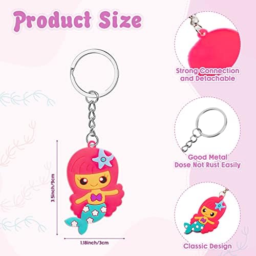 Highergo 120 Pcs Cartoon Keychains Bulk for Kids