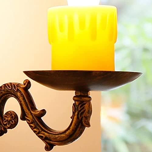 Antique Farmhouse Wall Light Sconce with Resin Shade