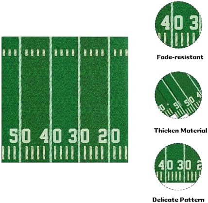 Football Party Napkins 40PCS 65 Inch Disposable