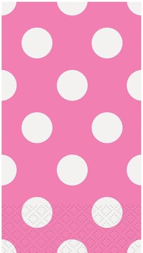 Hot Pink Polka Dot Guest Napkins 16ct