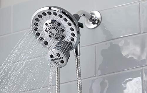 Peerless Sidekick Touch-Clean Shower Head with Handheld Wand and Hose