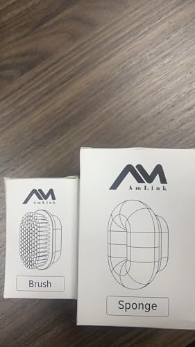Magnetic Brush Head Set 2 Pack for Amlink Handheld Shower