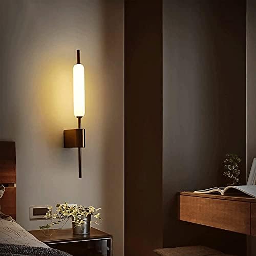 Oriental Style LED Wall Light with Glass Shade