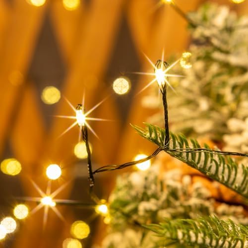 Firecracker Fairy Lights 33FT 300Leds Waterproof Twinkle String Light with Remote Control
