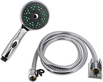 Empire Faucets 5-Function Handheld Shower Head with Hose and Mount Chrome