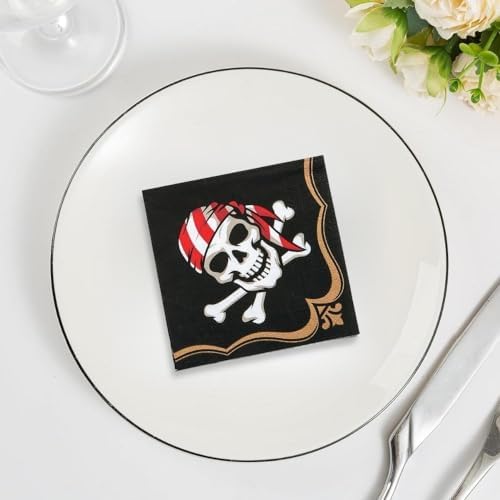 Fun Express Pirate Beverage Napkins 16 Pack