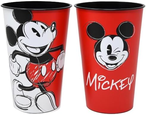 Disney Mickey and Minnie Reusable Tumbler Cup Pack 6 Piece