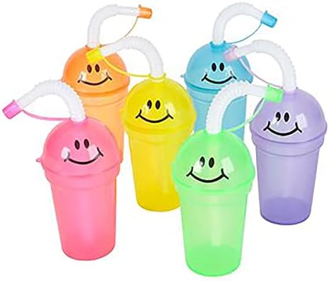 The Dreidel Company Happy Face Sipper Cups 6 Pack