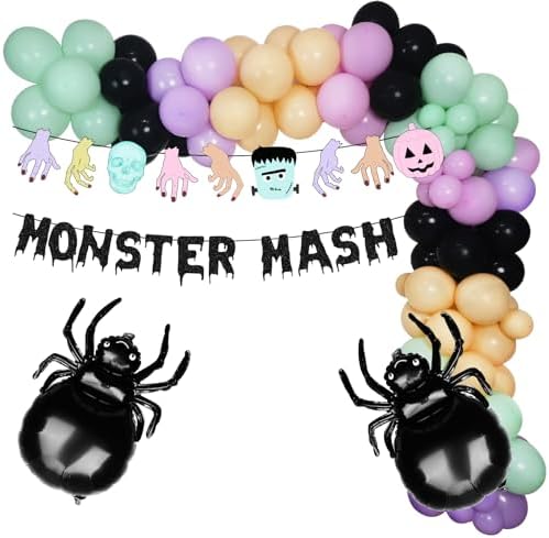 Halloween Monster Balloon Garland Kit