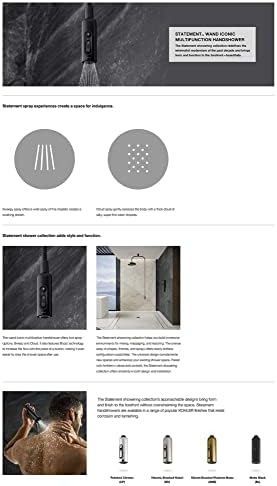 KOHLER 26288-G-BL STATEMENT Hand Shower
