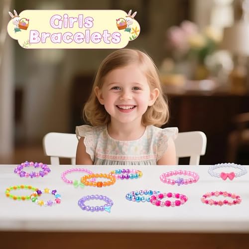 SpringFlower 24 Pcs Kids Bracelets for Girls