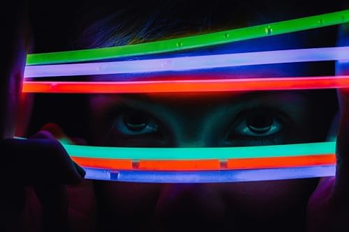 Glow Sticks 207Pcs Party Pack 8 Light-Up Accessories