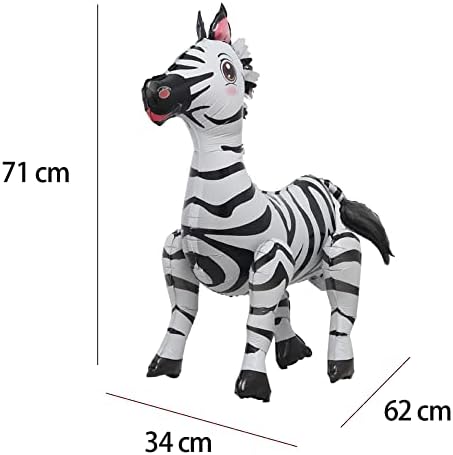 4D Walking Balloons Zebra Giraffe Birthday Party Decorations