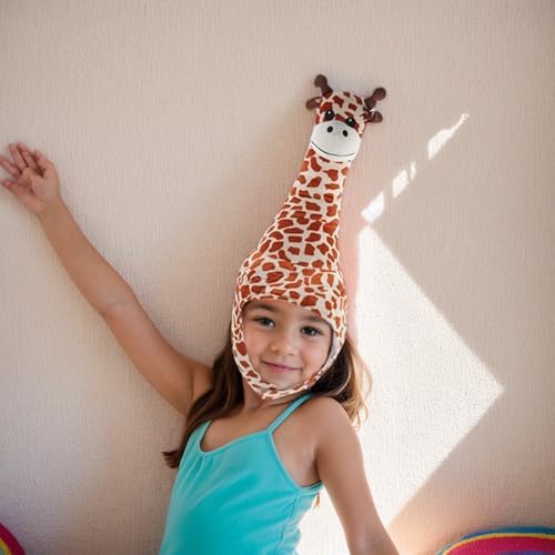 Giraffe Costume Hat Plush Headband Fun Party Hat